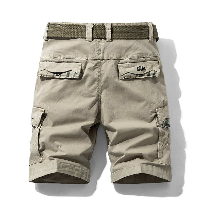 Short cargo en coton à poches  - Mens Fashion Cargo Pants avis et prix