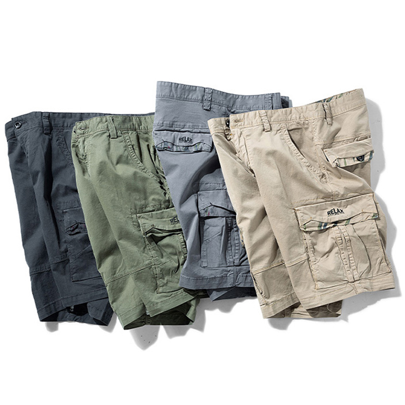 Short cargo en coton à poches  - Mens Fashion Cargo Pants avis et prix